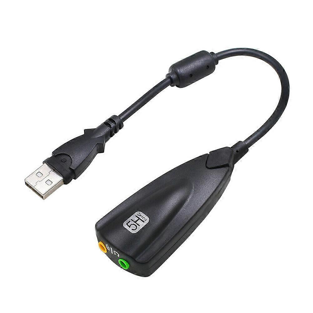 USB Sound Adapter with 7.1 External Cable for Audio Signal Output 3Pcs