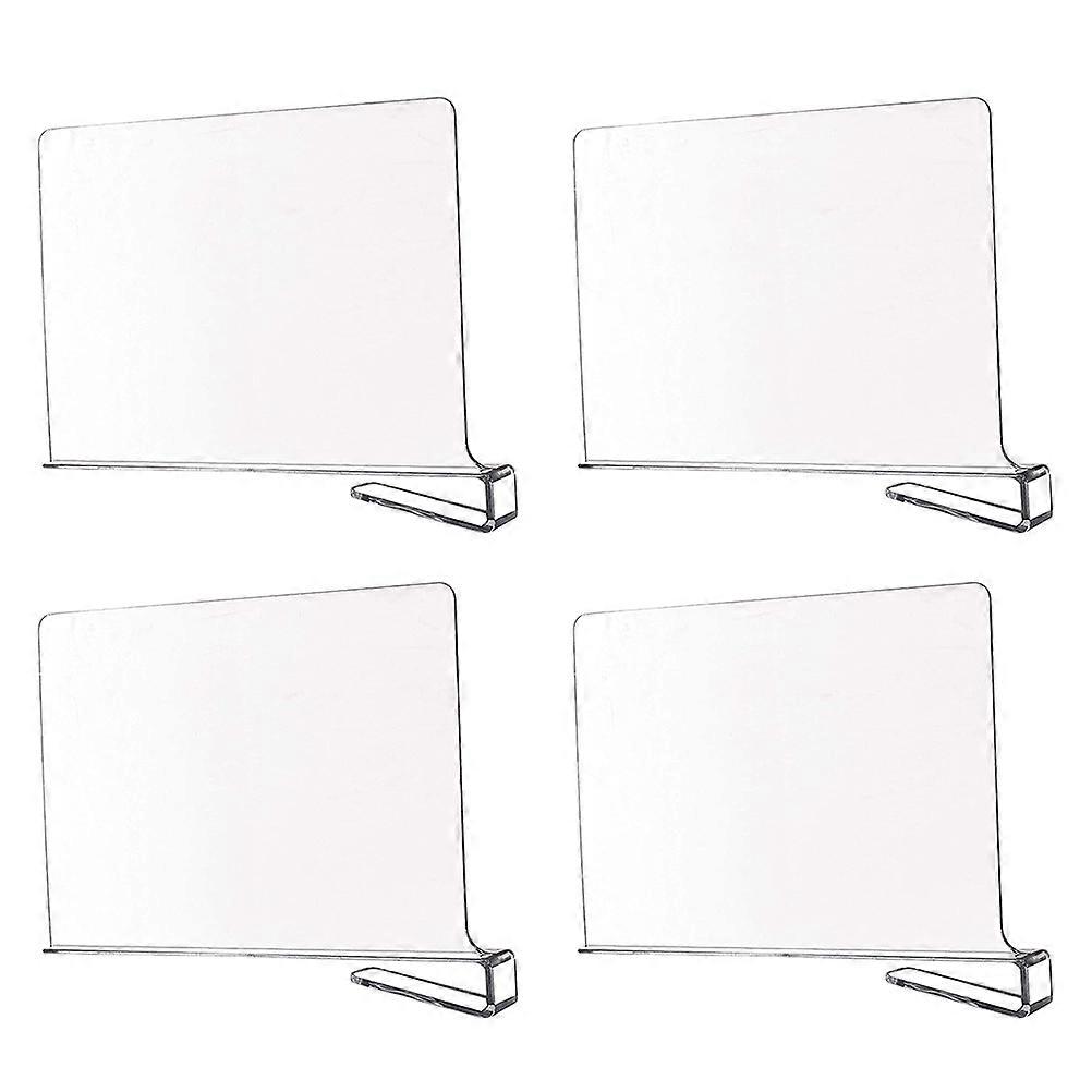 Shelf Divider Organizer Cabinet Divider for Home Use 4Pcs