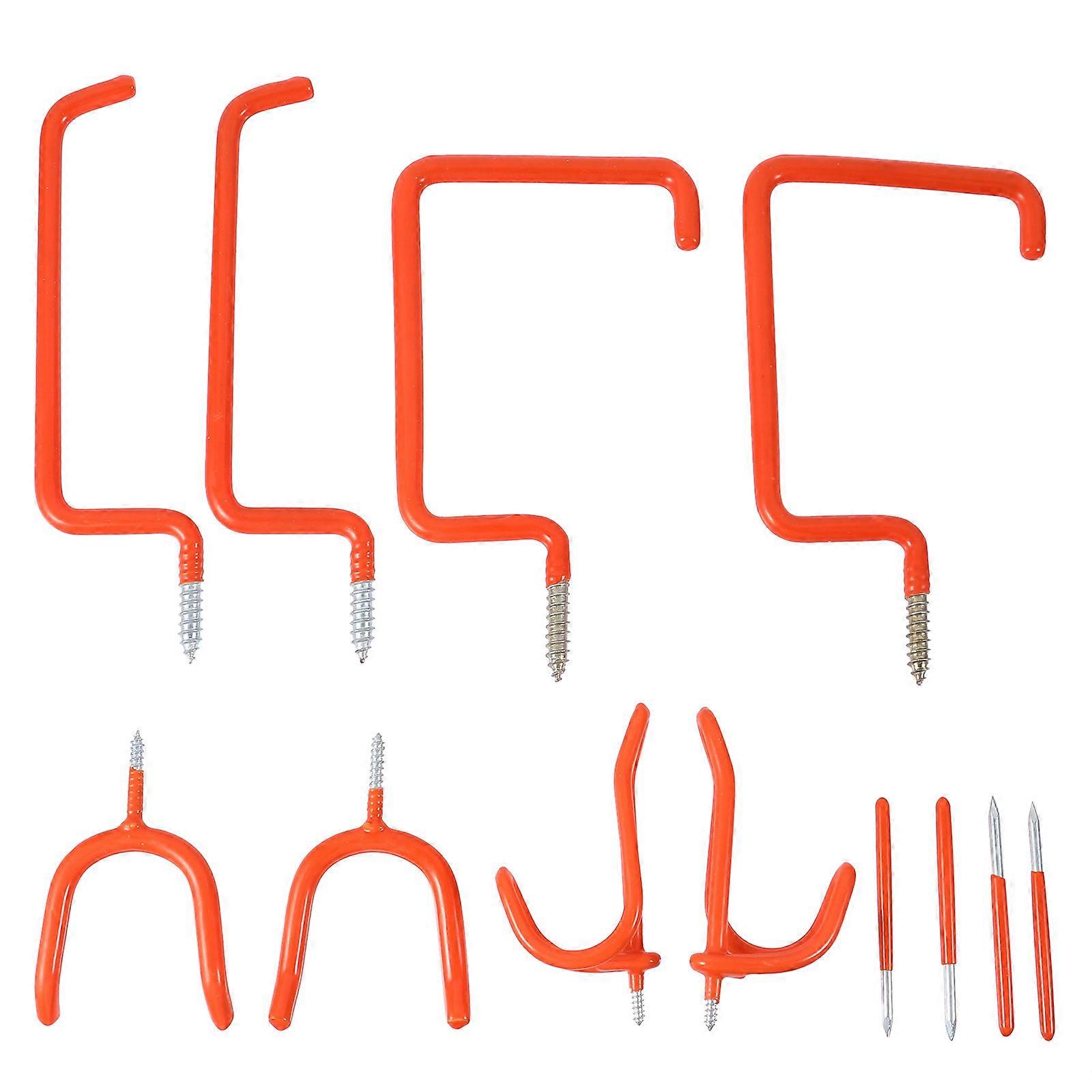 Screw Tool Hook Heavy Duty Storage Hook for Garage Ceiling 24Pcs