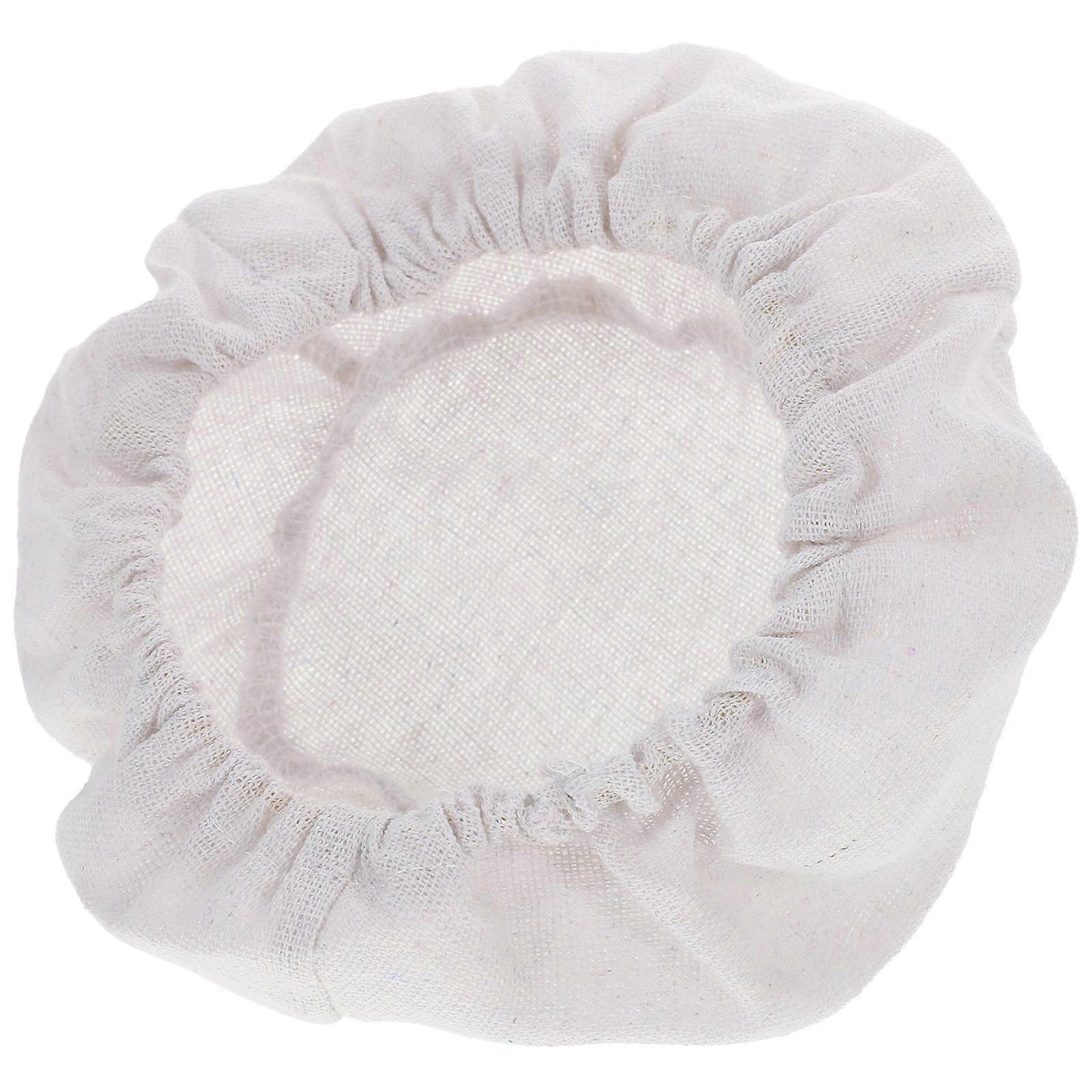 Cloth Jar Lid Replacement for Storage Jars 5Pcs Beige Covers