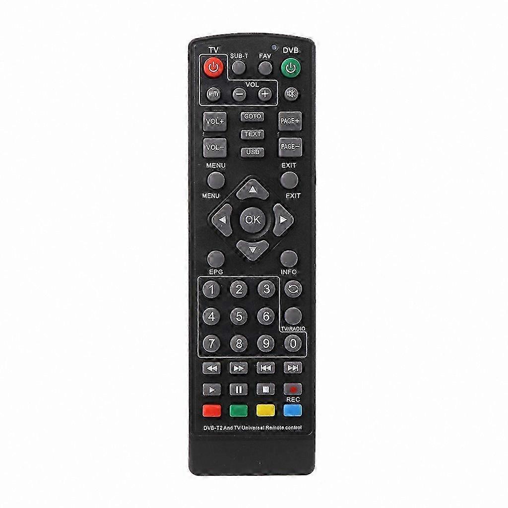 Remote Control for DVB-T2 Set Top Box with 10m Range Universal Compatibility