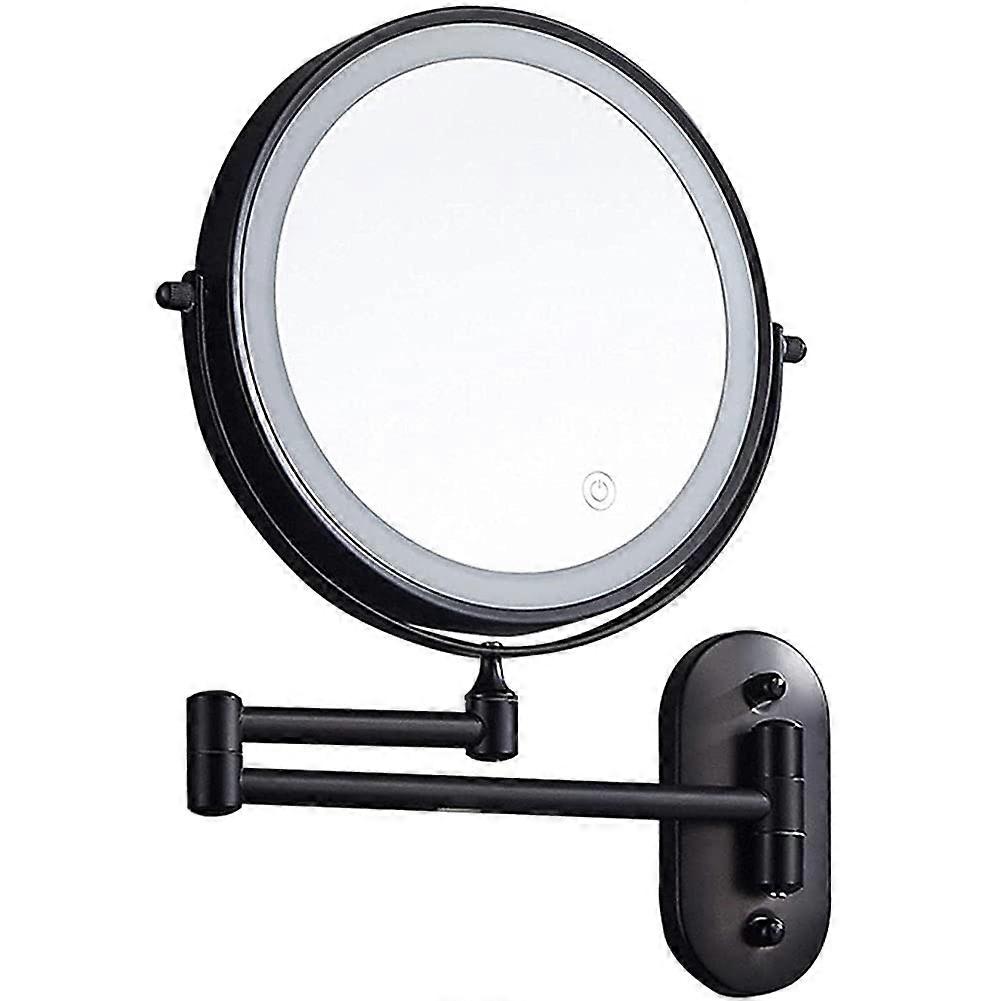 1978x Magnification LED Makeup Mirror With Touch Control And Extendable Arm DoubleSided