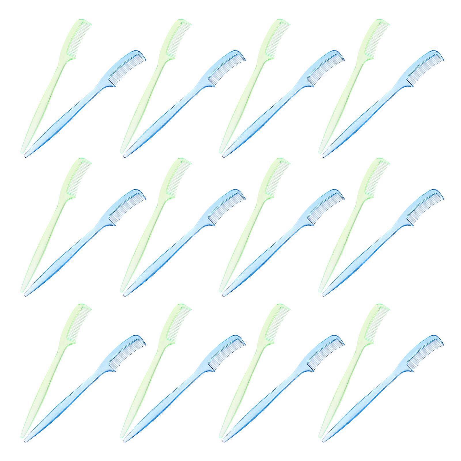 Assorted Color 100Pcs Mini Eyelash Extensions Brush Comb Eyelash Grooming Applicator For Women And