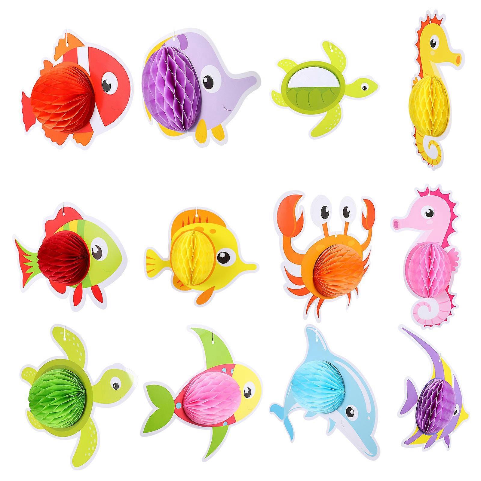 Honeycomb Centerpieces Birthday Party Decoration for 8Sets with Assorted Colors