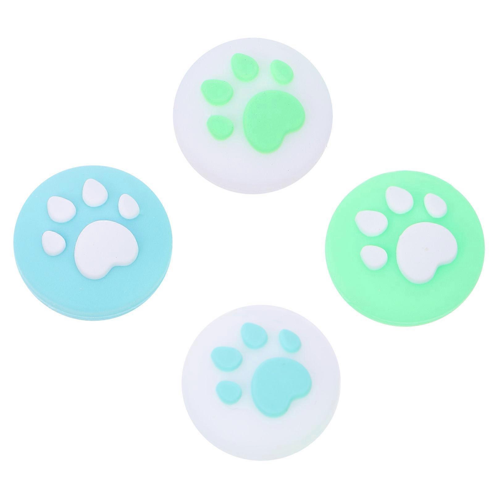 Cat Paw Joystick Protective Caps Silicone Thumb Grip 4Pcs Set
