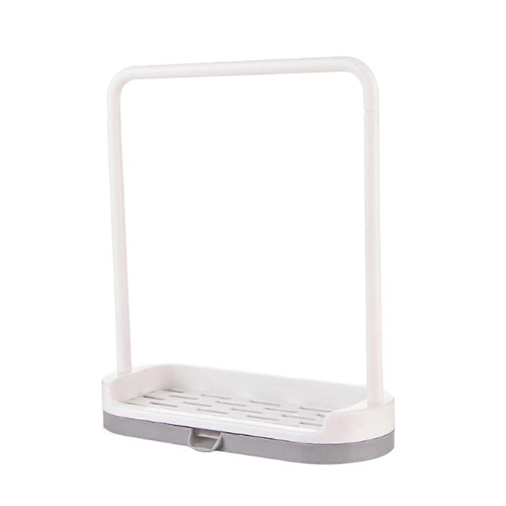 Sponge Holder Sink Caddy for Keeping 2Pcs Soap and Scrubber Dry