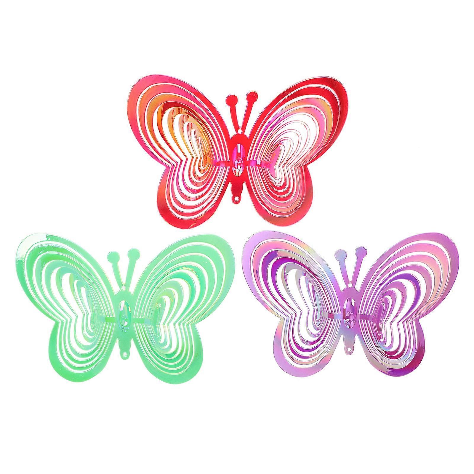 Assorted Color Bird Repellers Garden Tools Reflective Windmills 3Pcs