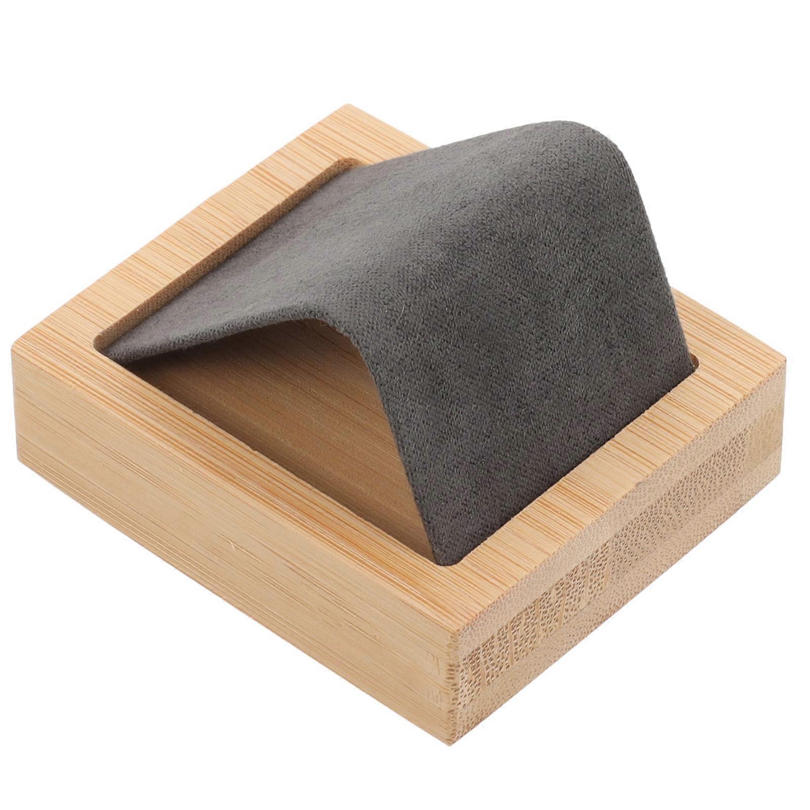 Earring Organizer Bamboo Ear Studs Holder Display Stand 4Pcs