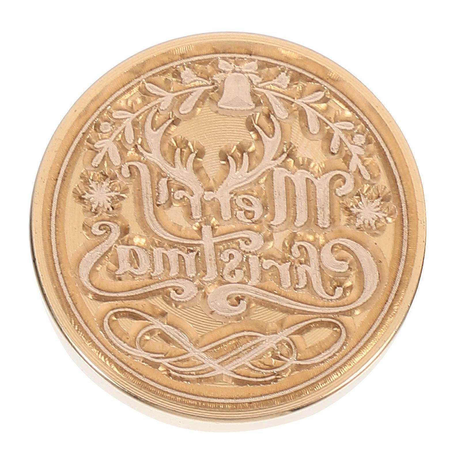 Christmas Wax Seal Retro Style Stamps for DIY Use Copper Stamp