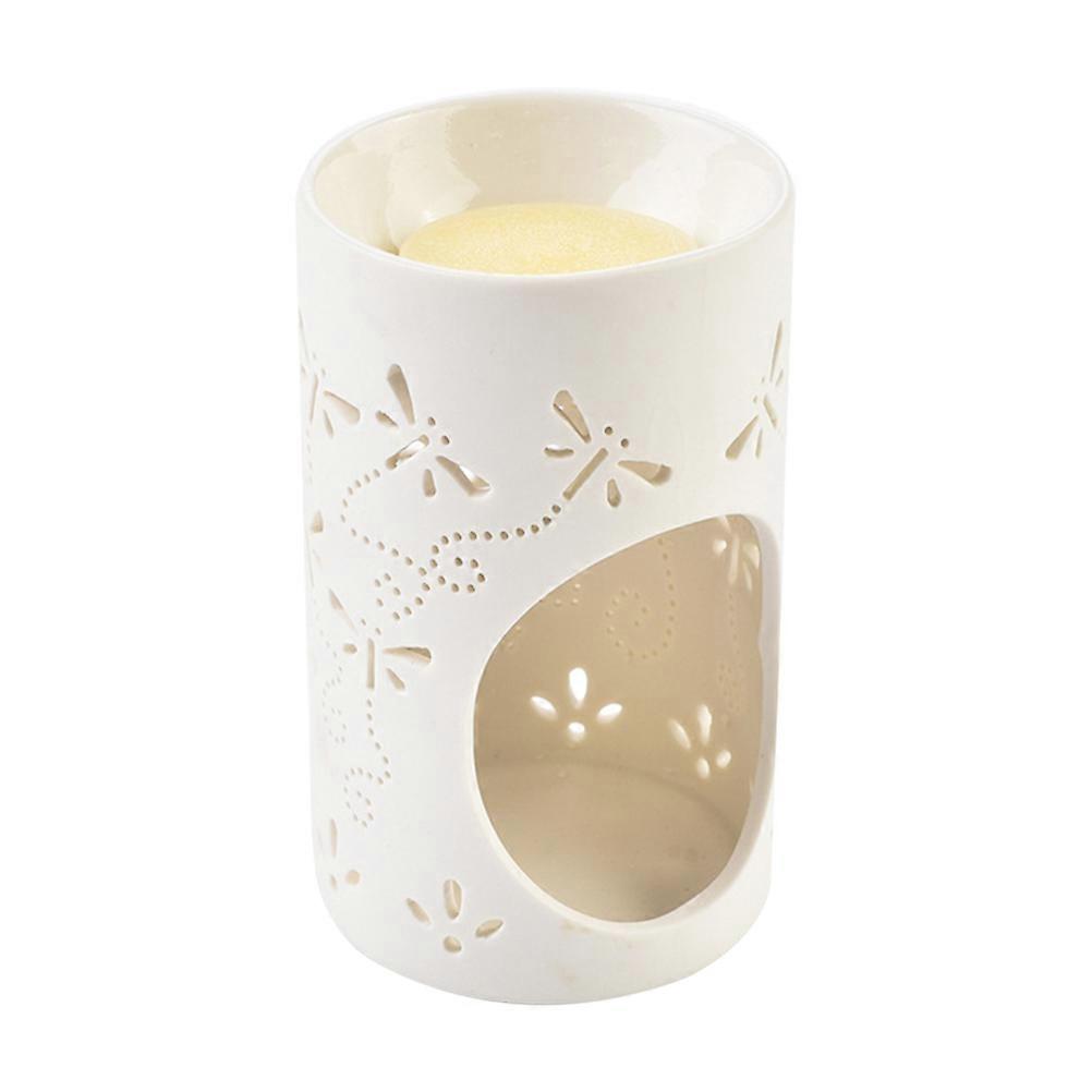 Ceramic Essential Oil Burner Tea Light Holder for Aromatherapy 2Pcs