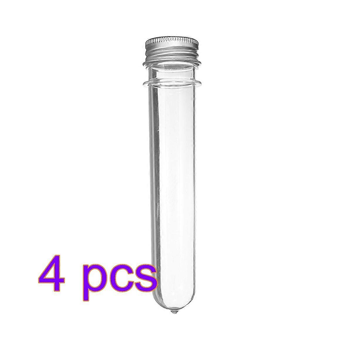 Plastic Test Tubes with Lids for Sample Collection 48Pcs Clear Pack