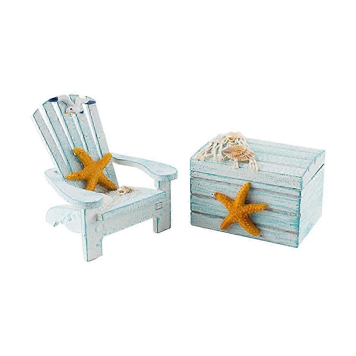 1 Set Mini Strandkorb Miniatur Miniaturmöbel A