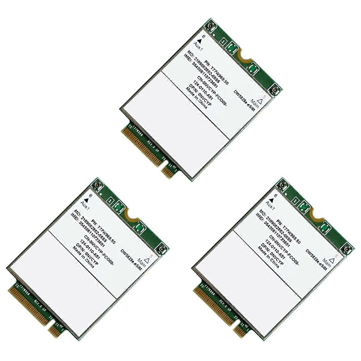 3X T77W968.50 DW5829e-ESIM M.2 4G Modem Module Cat9 450Mbps TDD-LTE 4G Module for 7320 7330 7520 753