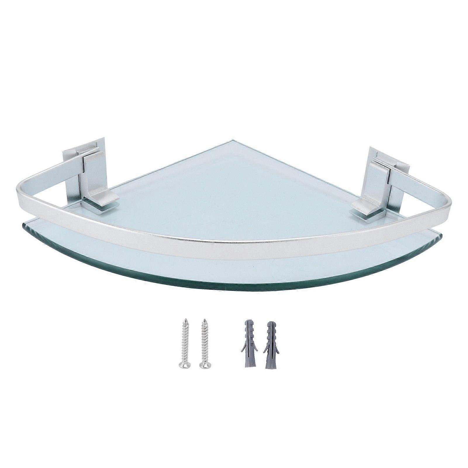 Bathroom Triangular Shelf Shower Glass Rack Holder Organizer for Bathroom Kitchen Home