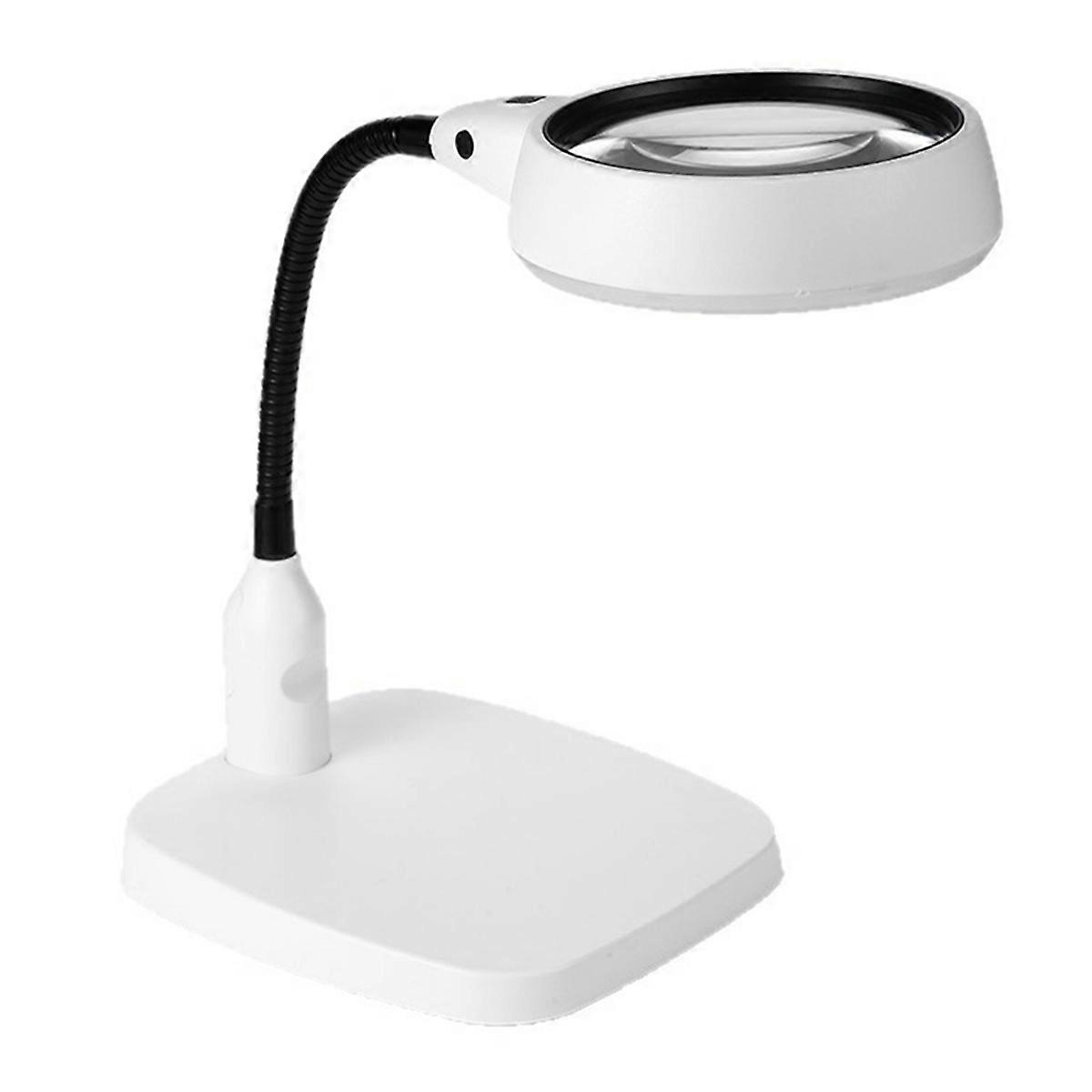 10x HD Desktop Magnifying Glass Illuminated Backlit EU