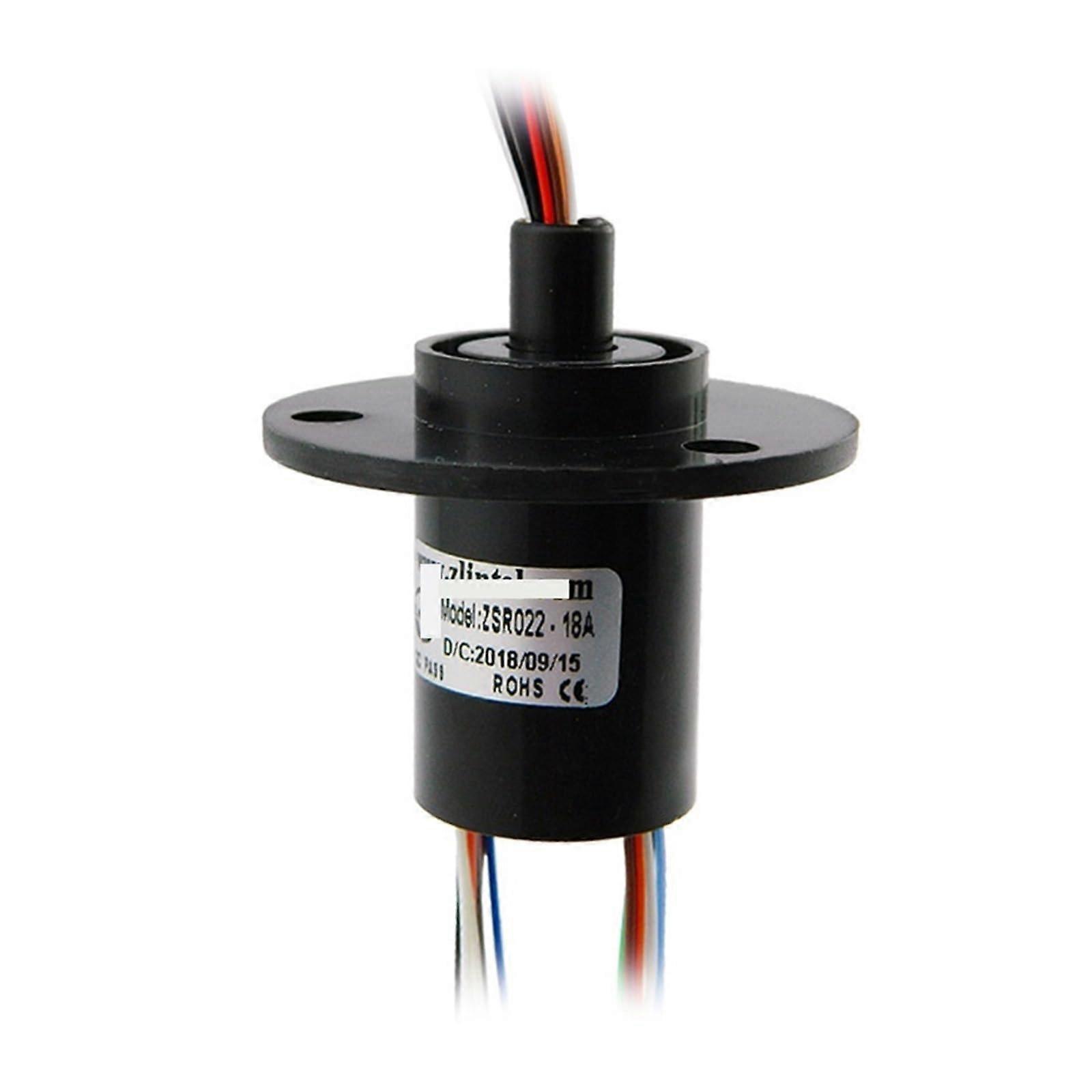 ZSR02218A Small Electric Slip Ring 360 Degree Rotation 2Way Compact Size Model ZSR02218A