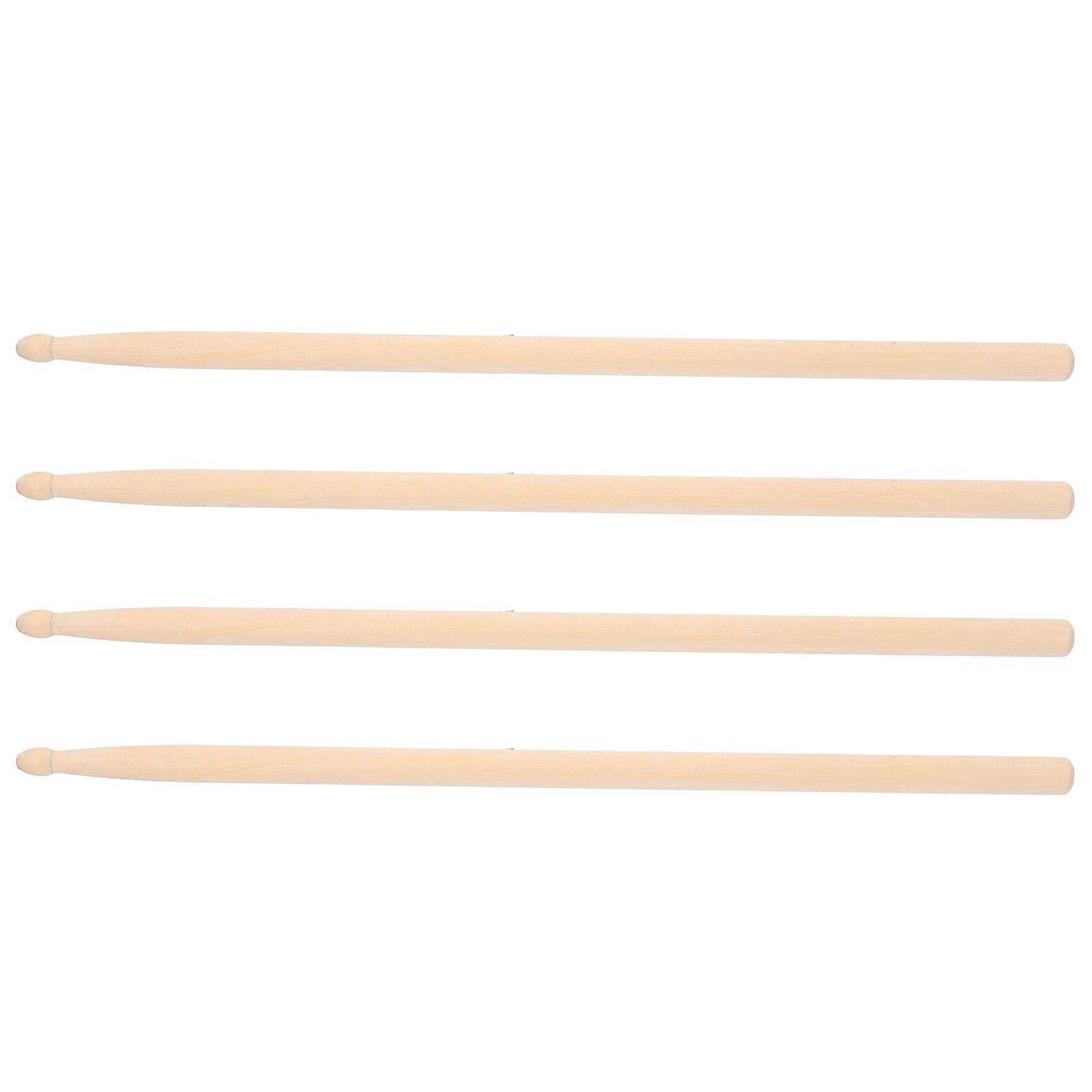 Wood Drumsticks Percussion Drum Stick Tool for Performance 6Pairs