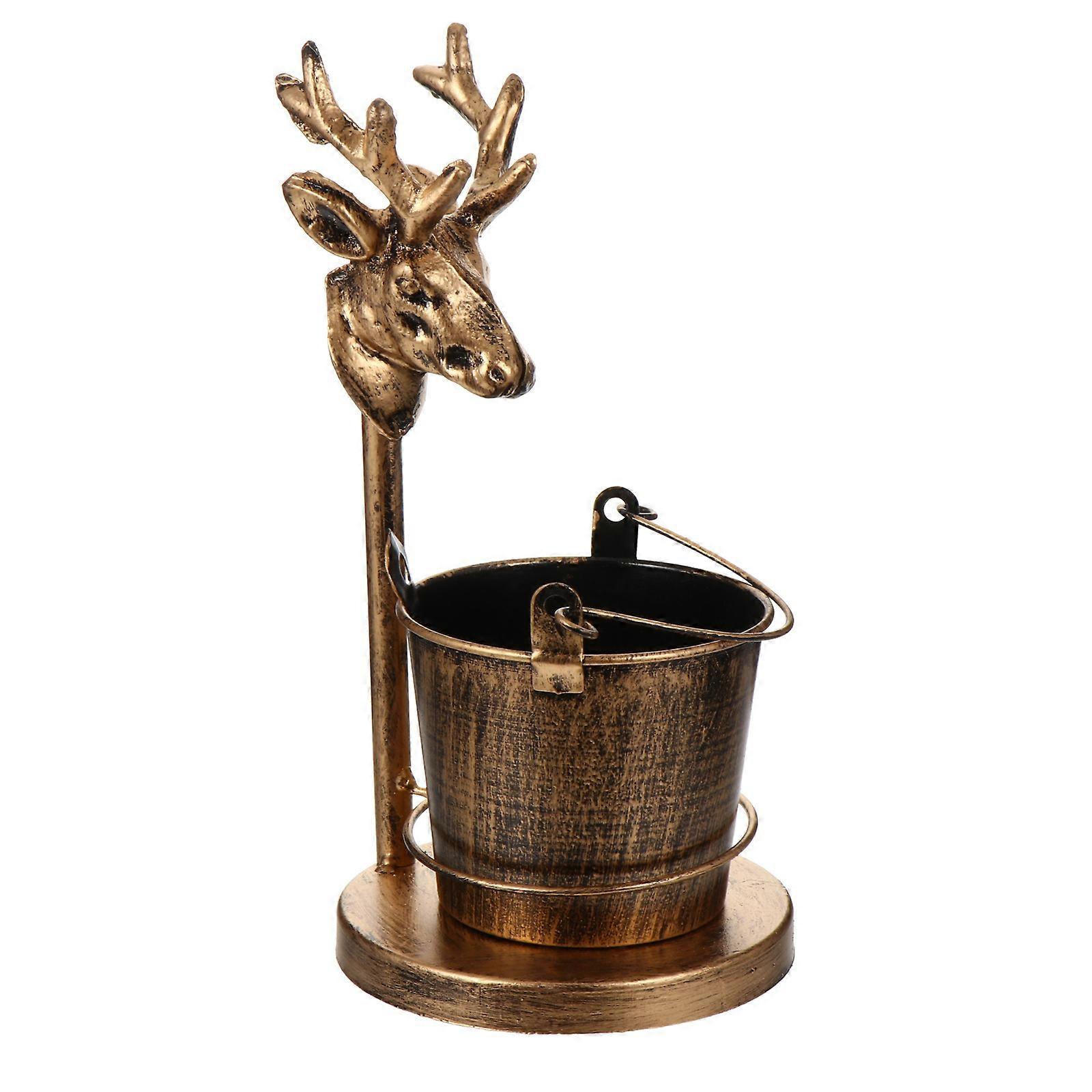 Ashtray Iron Ashtray for Decoration 3Pcs Creative Tabletop Pen Holder