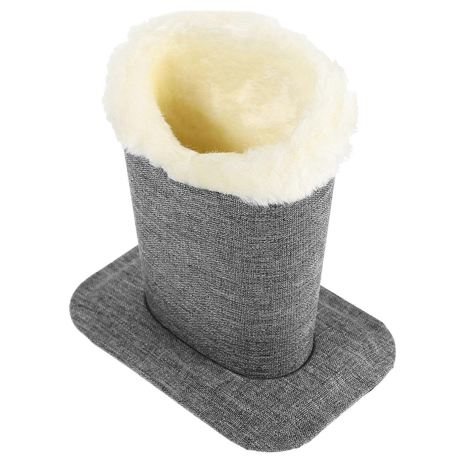 Eyeglass Holder Plush Eyeglasses Display Stand for Women Use 3Pcs Grey
