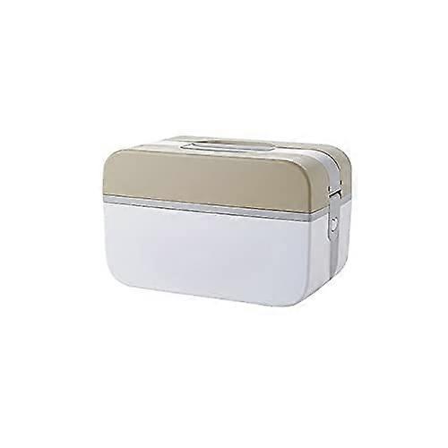 Family Medicine Box Portable First Aid Kit Multi-Layer Medical Storage Container for Home Office  White Large Size