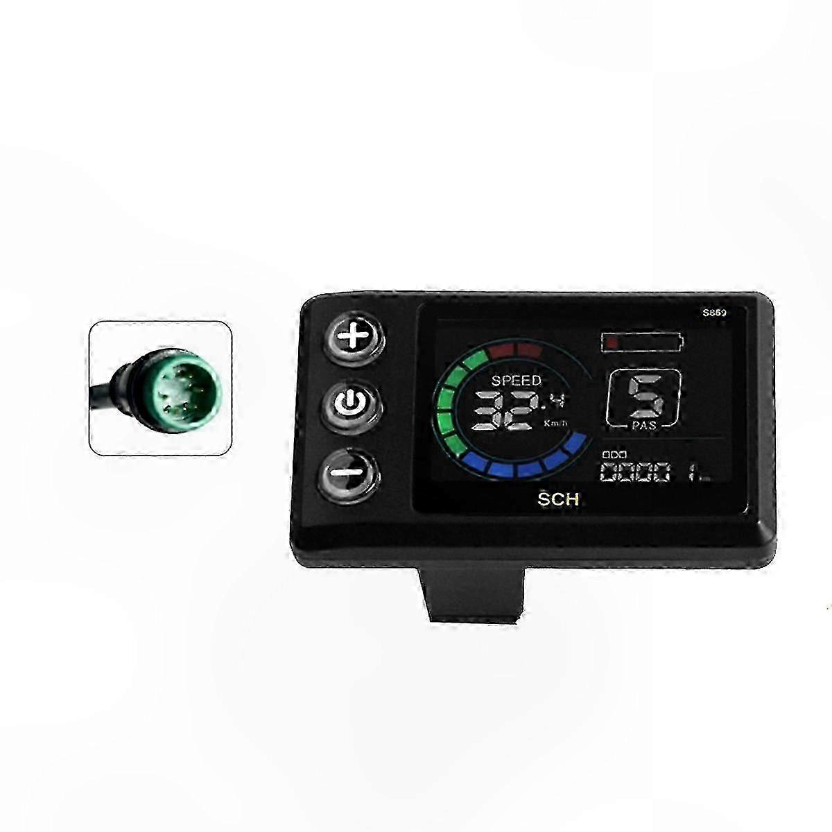 Electric Bicycle LCD Display 24V-72V Color Meter for Mountain Bike and Electric Scooter Use