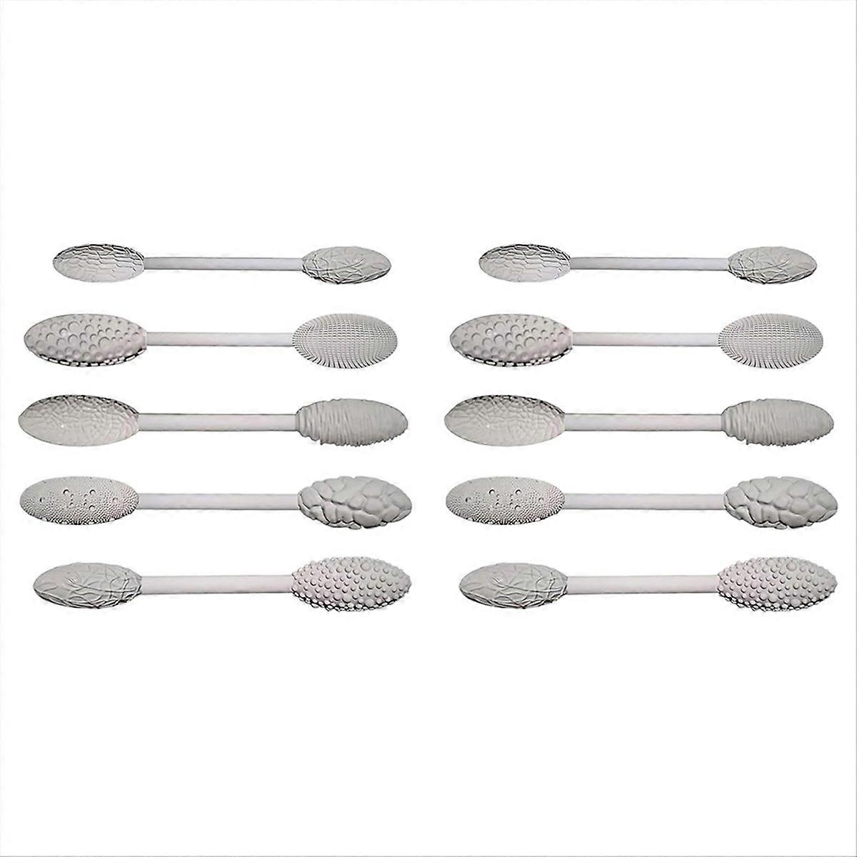 10pcs Texture Tool Sets for Clay Art, Clay Texture Rolling Gadget