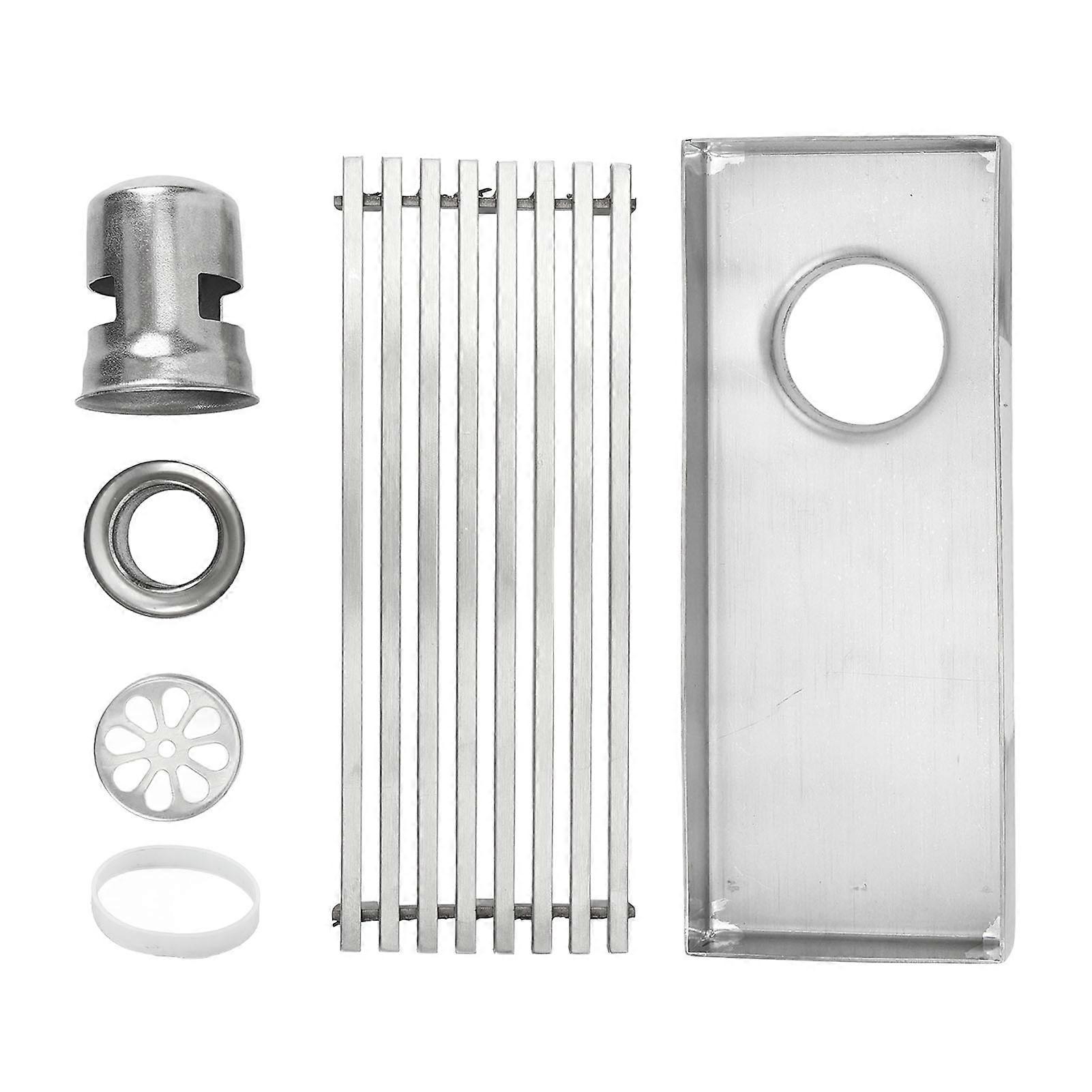 Linear Shower Drain Stainless Steel Odor Resistant Rectangular