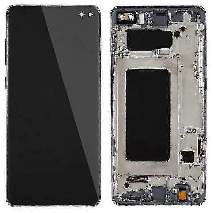Compatible For Samsung Galaxy S10 Plus G975 LCD Screen and Digitizer Assembly + Frame Replacement Part (TFT Technology) (Grade C