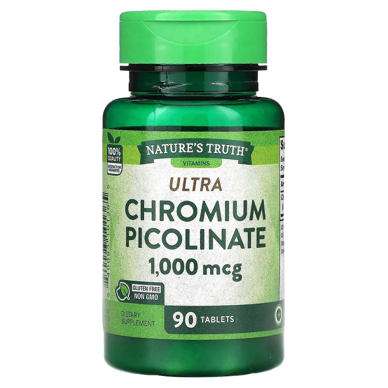 Ultra Chromium Picolinate, 1,000 mcg, 90 Tablets