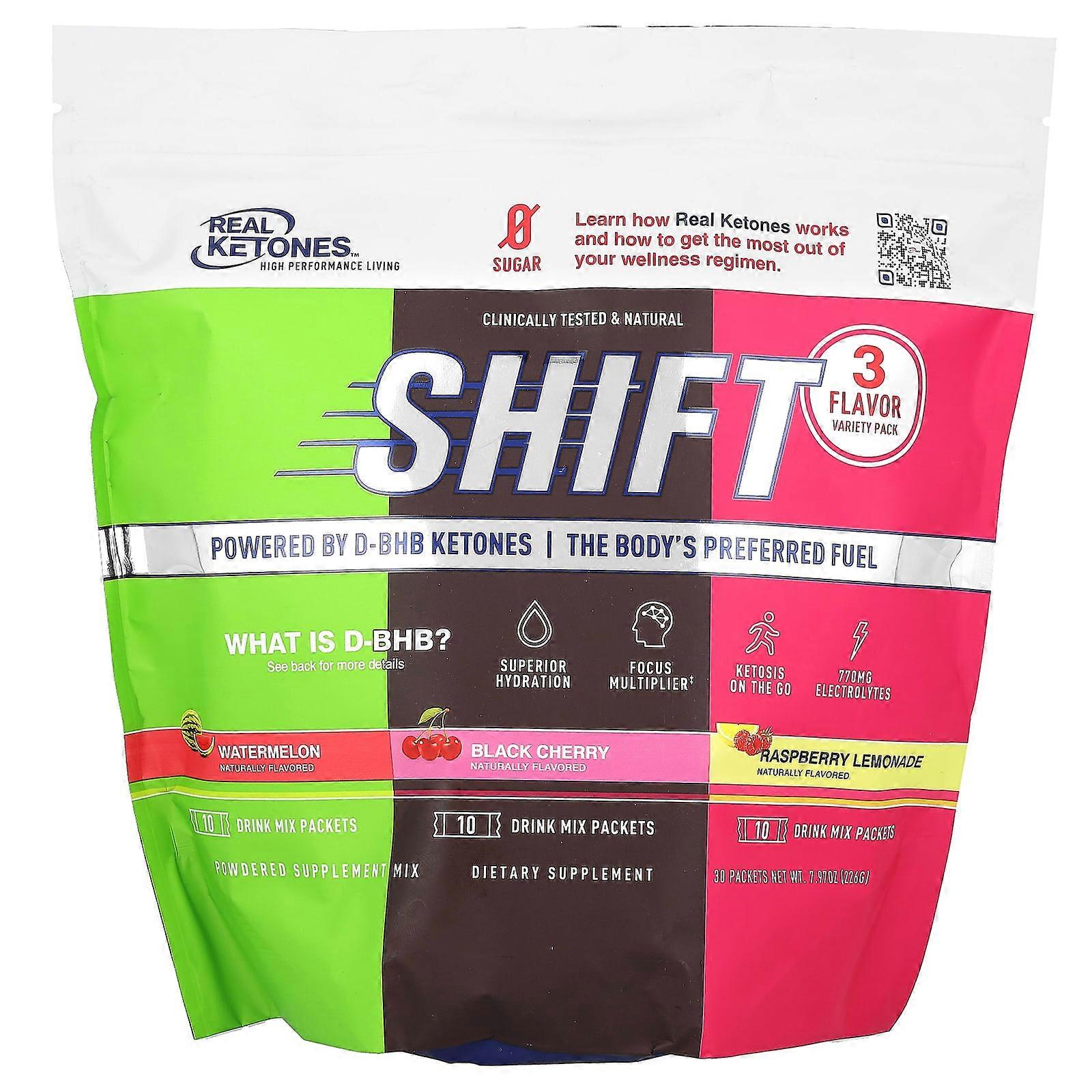 Shift, Variety Pack, 30 Packets