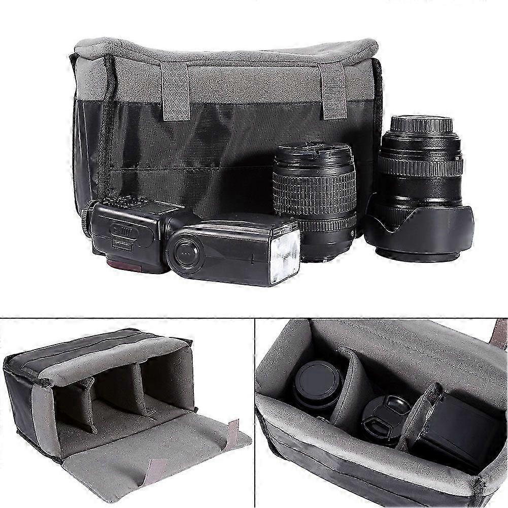 Portable Insert Padded Protector Divider Partition Bag CL For DSLR Camera Lenses