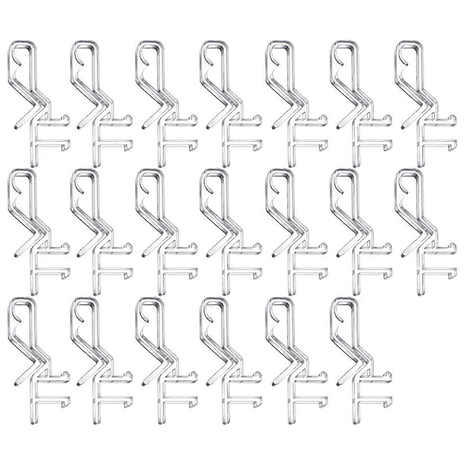 20Pcs/Set Blind Valance Clip Clear Heavy Duty Easy to Install Snap-on Universal Wood Window Blind Cl 25-26