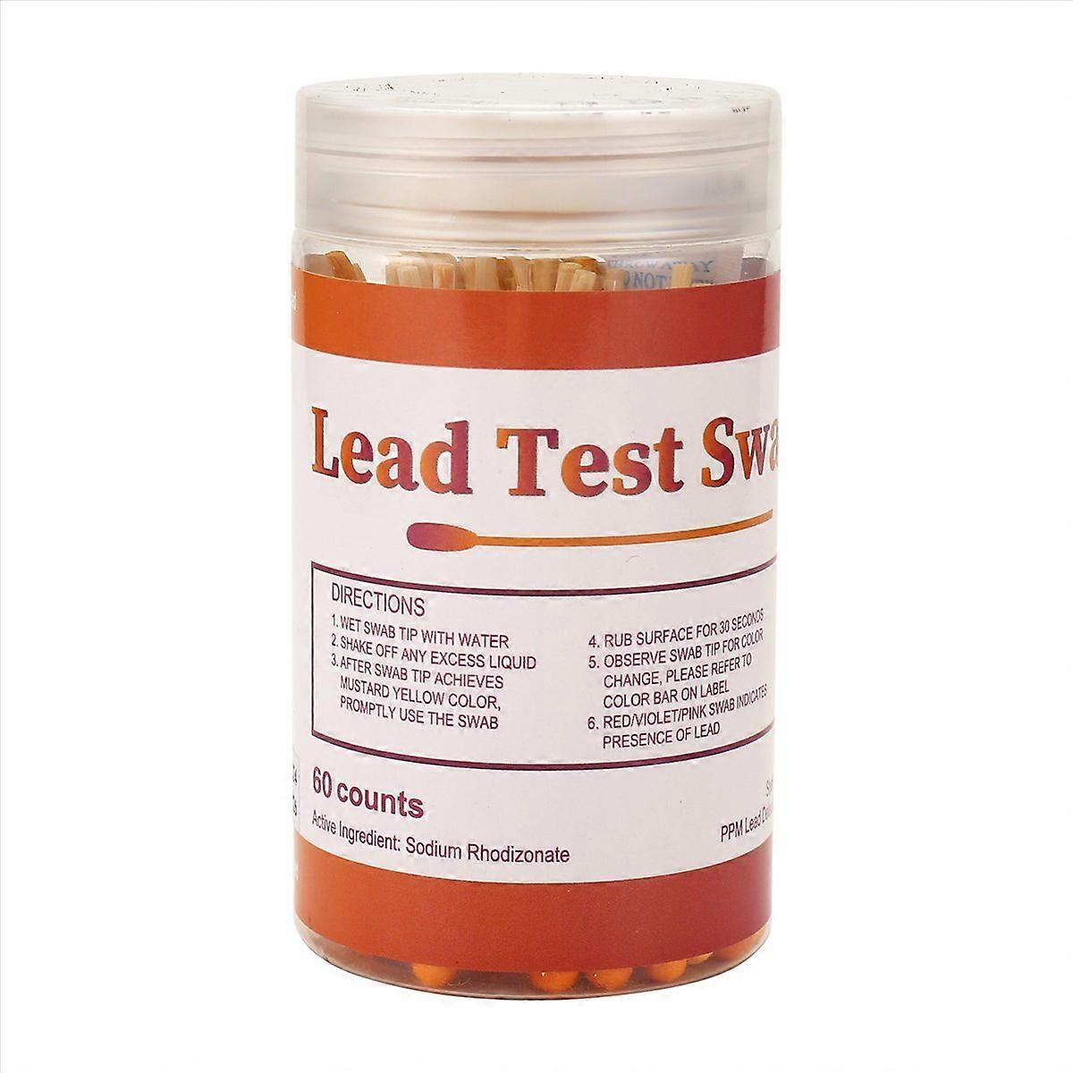 Blytestsett vattpinner - testsett for blymaling, (60 stk)