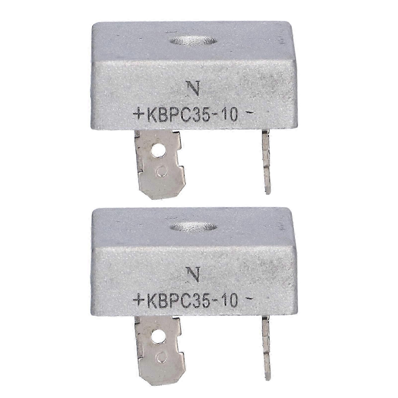 2Pcs Bridge Rectifier Diode 4 Terminal Accessory for Gasoline Generator KBPC3510