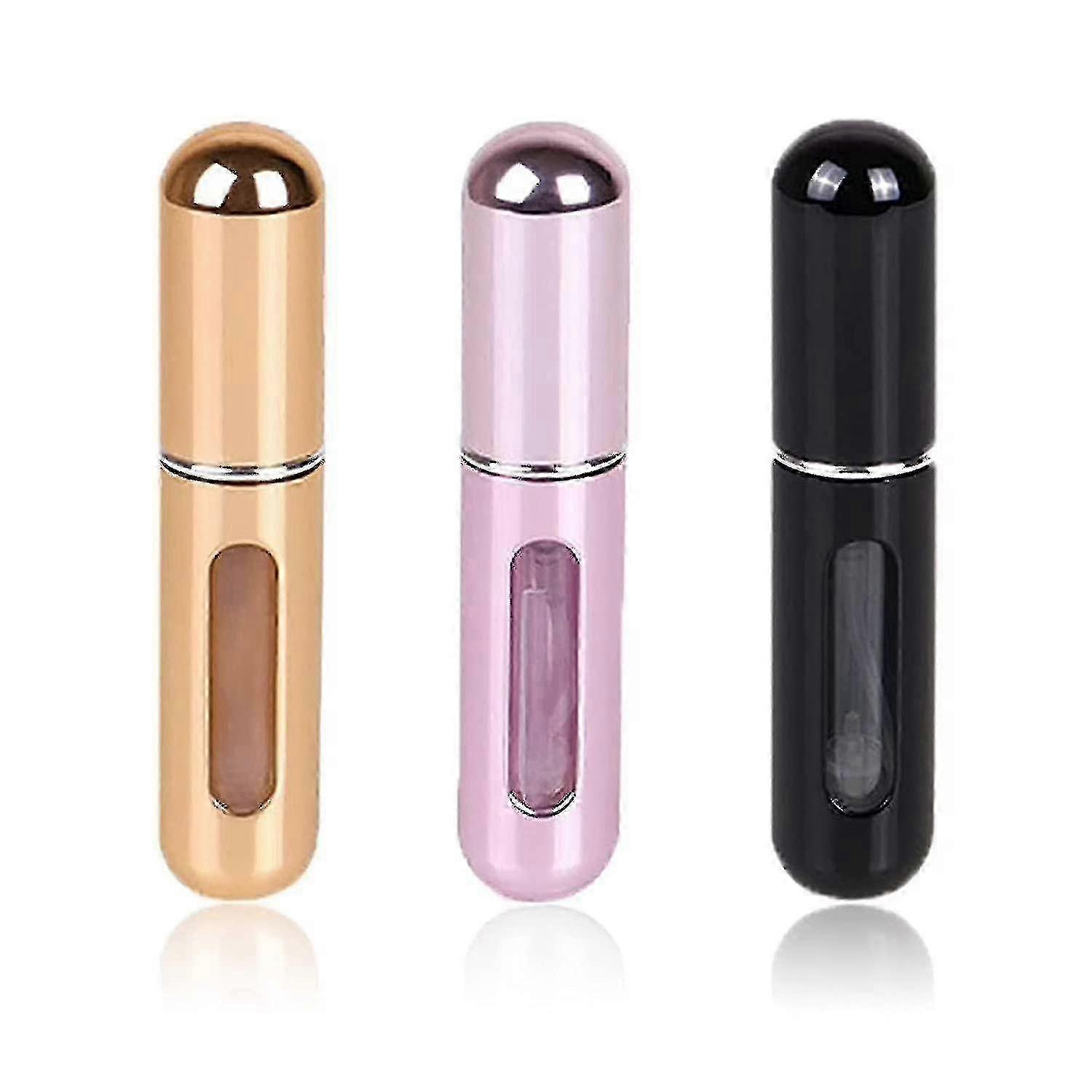 2025 3pcs 5ml Mini Perfume Travel Refillable, Portable Perfume Atomizer, Spray Atomizer Perfume Bottle