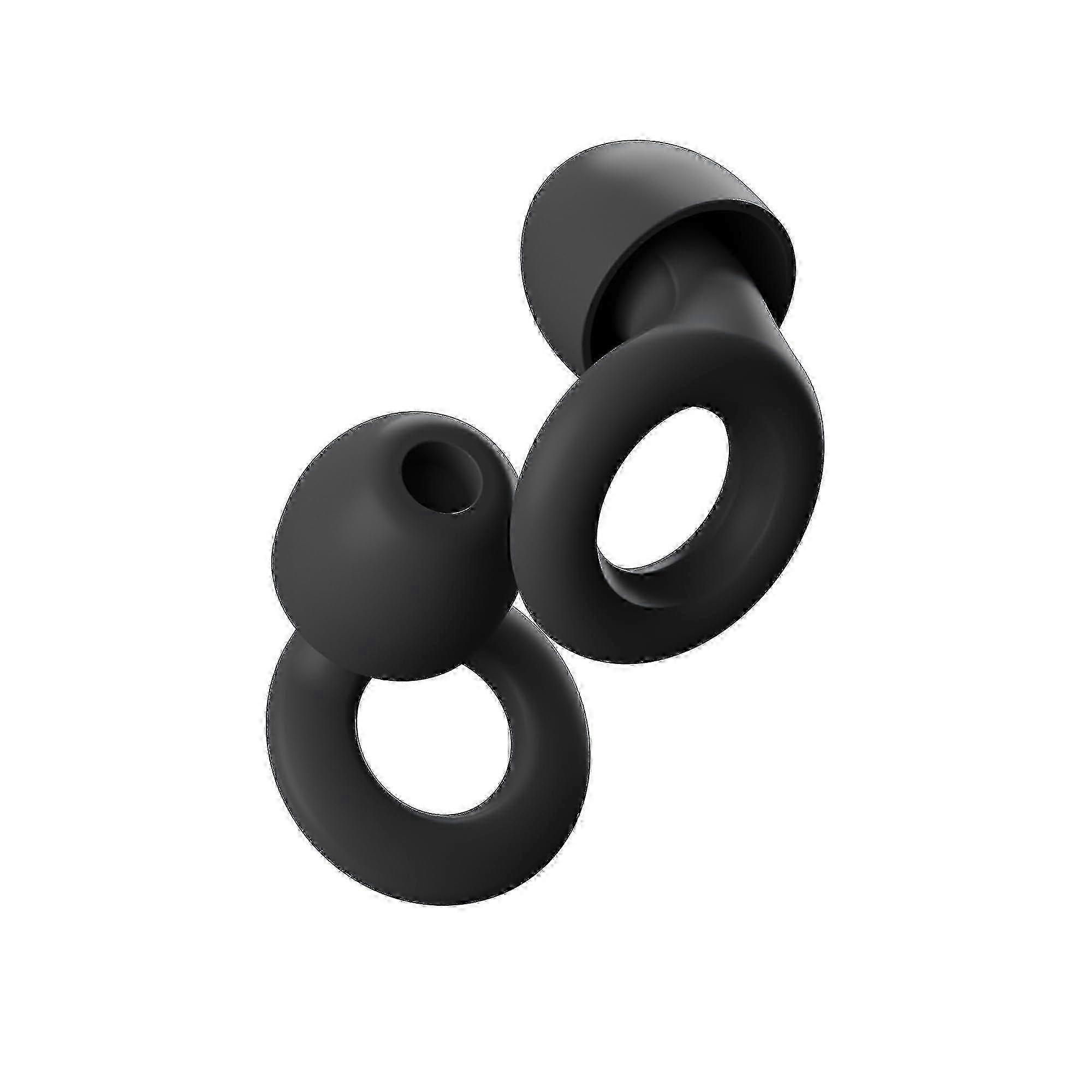 Ear Plugs for Sleep Super Soft, Reusable Hearing Protection in Flexible Silicone for Noise Reduction & Flights