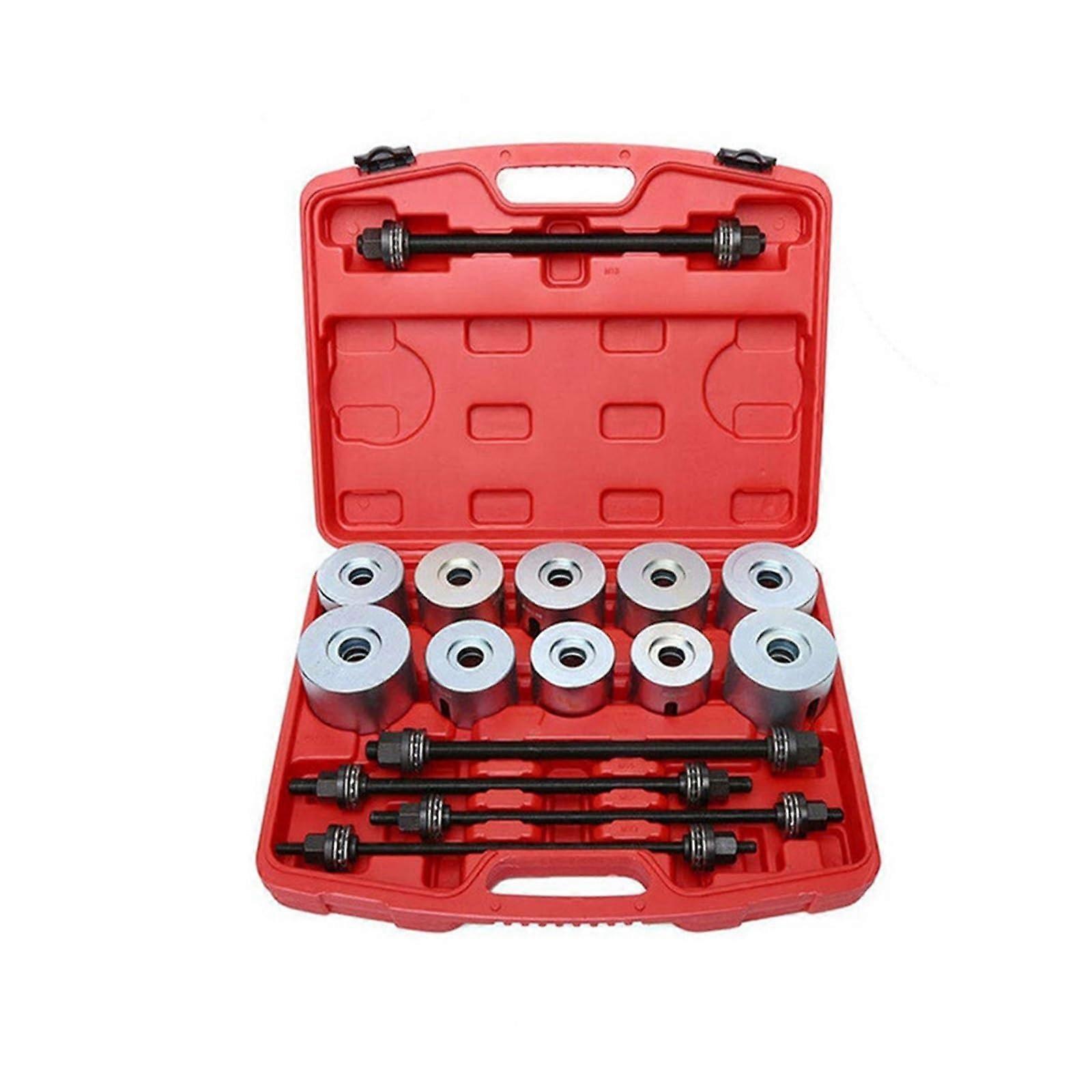 27 Pcs Car Bearing Removal Tool and Bushing Installation Kit for Auto , Red