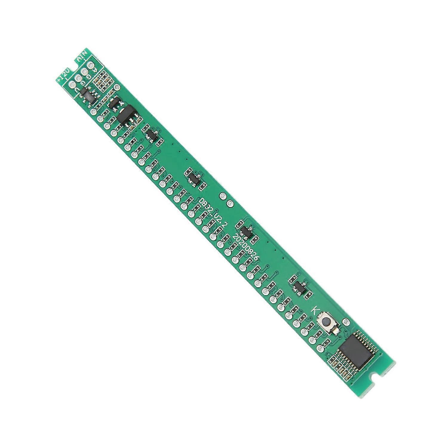 32 Bit Music Level Indicator DIY 8 Effects Adjustable Brightness LED Display Sound Level Indicator w