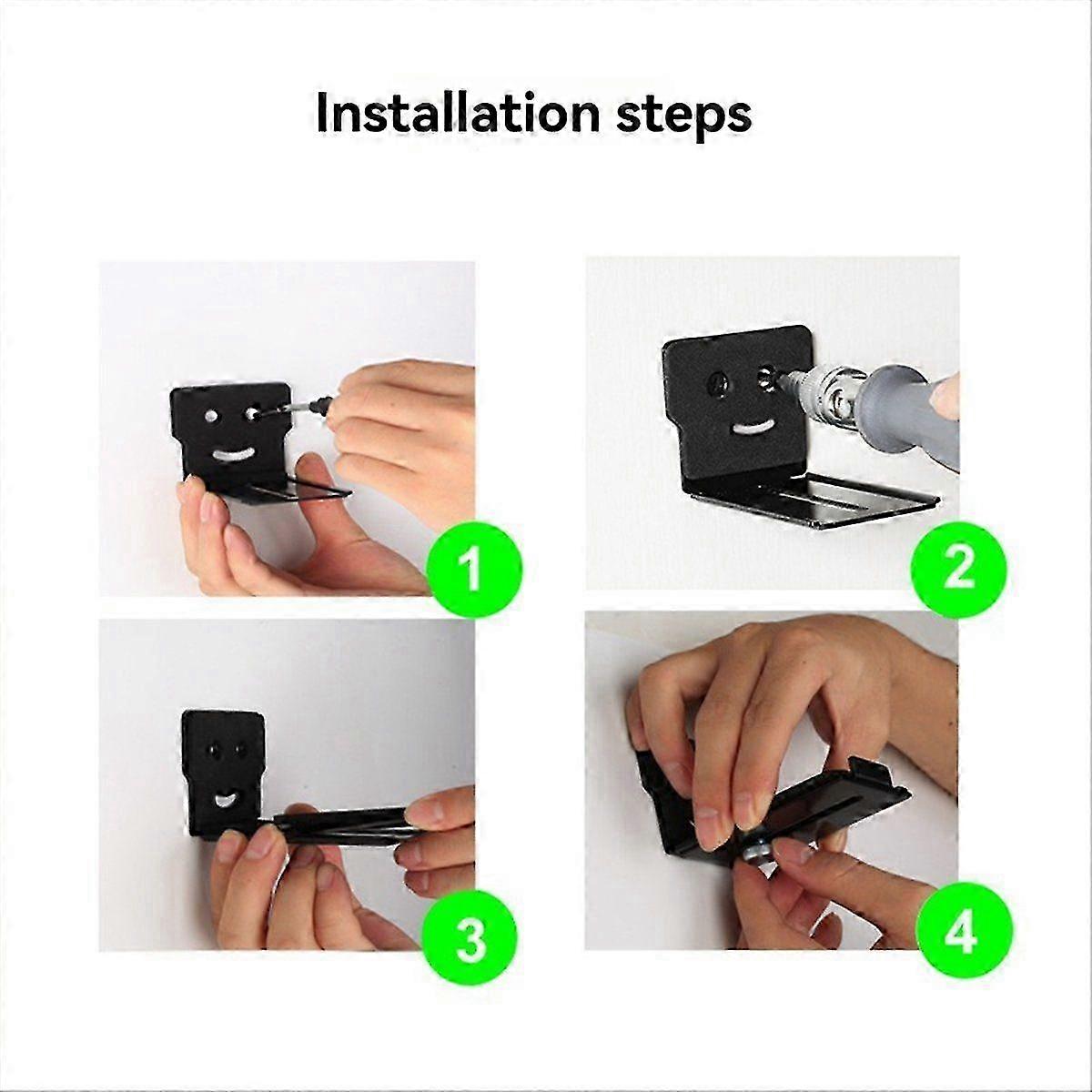 2-Pack Adjustable Wall Mounts for Wireless Surround Sound Speakers, Compatible with Various Models hwy761