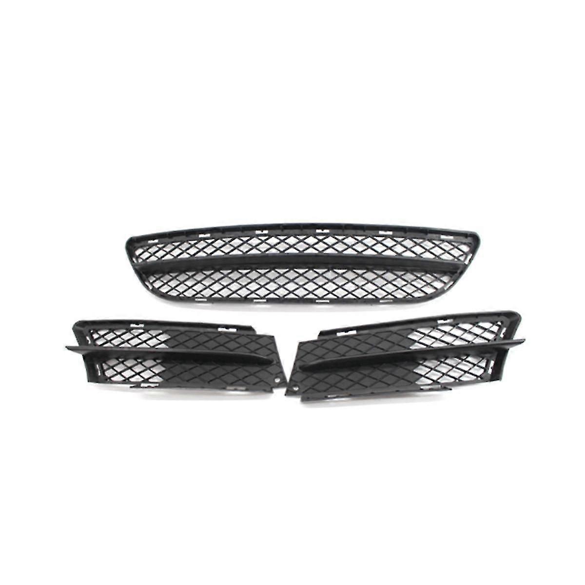 Front Bumper Lower Center Grille Mesh Fog Lamp Frame Trim For 3 Series E90 2009-2011 51117134074
