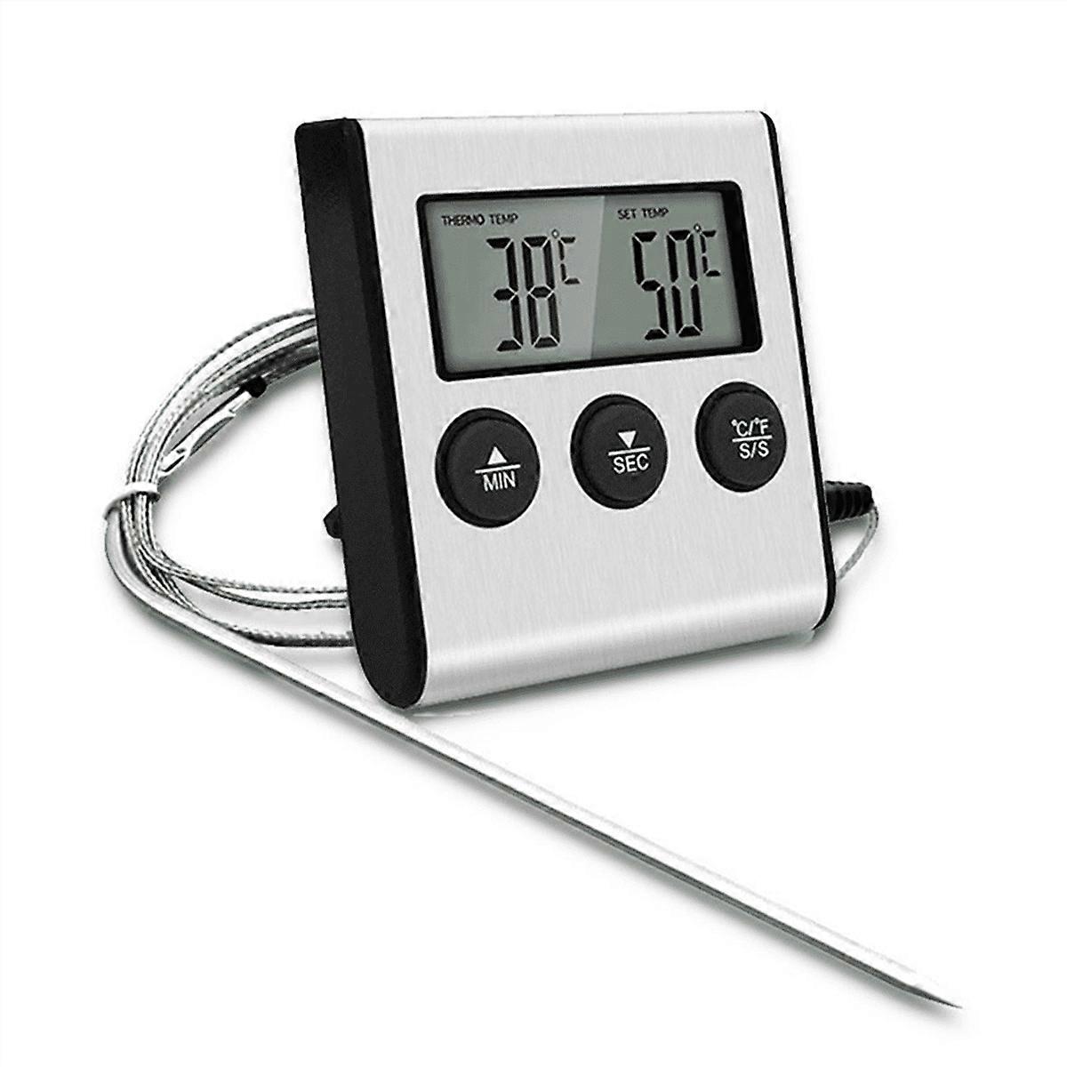 Kitchen Digital Thermometer BBQ Oven Meat Grill Function Heat Meter