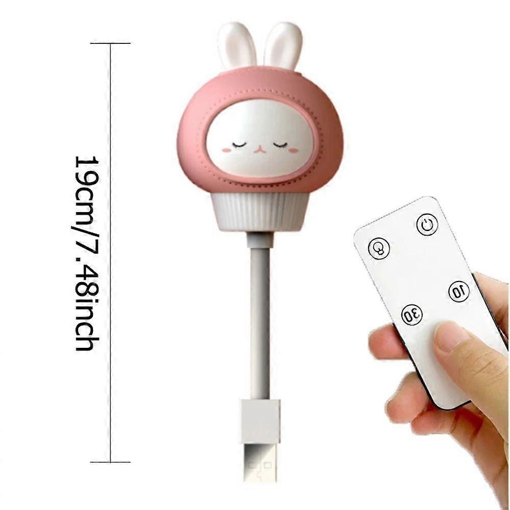 Dimmable USB Night Light Cute Bedside Lamp Cartoon Theme Feeding Light  Bedside Table