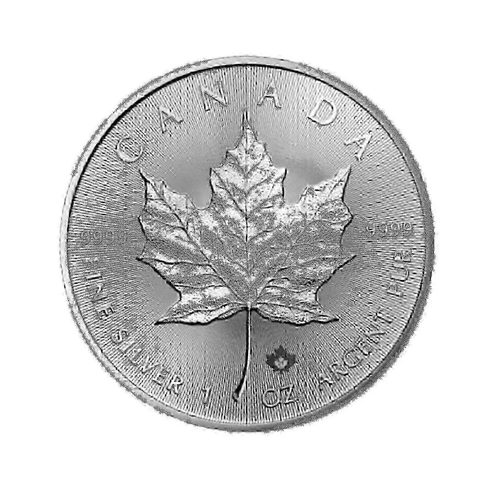 2024 Ca Maple Leaf 1 Ounce .9999 Silver Coin Dollar Uncirculated Commemorative Coins 2025