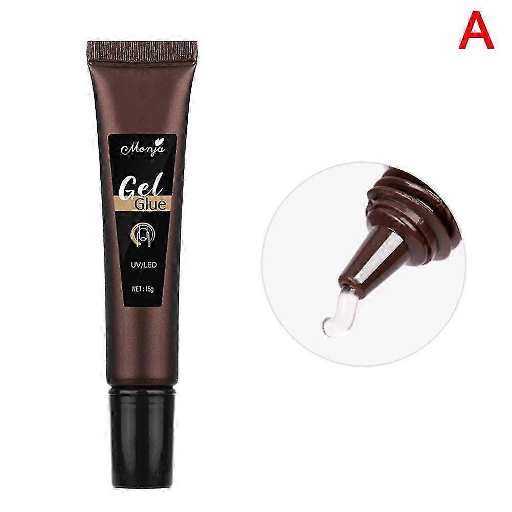 Black technology hose patch glue (15g sharp mouth) (A) $Monja hose non-stick solid nail glue wearable solid patch glue