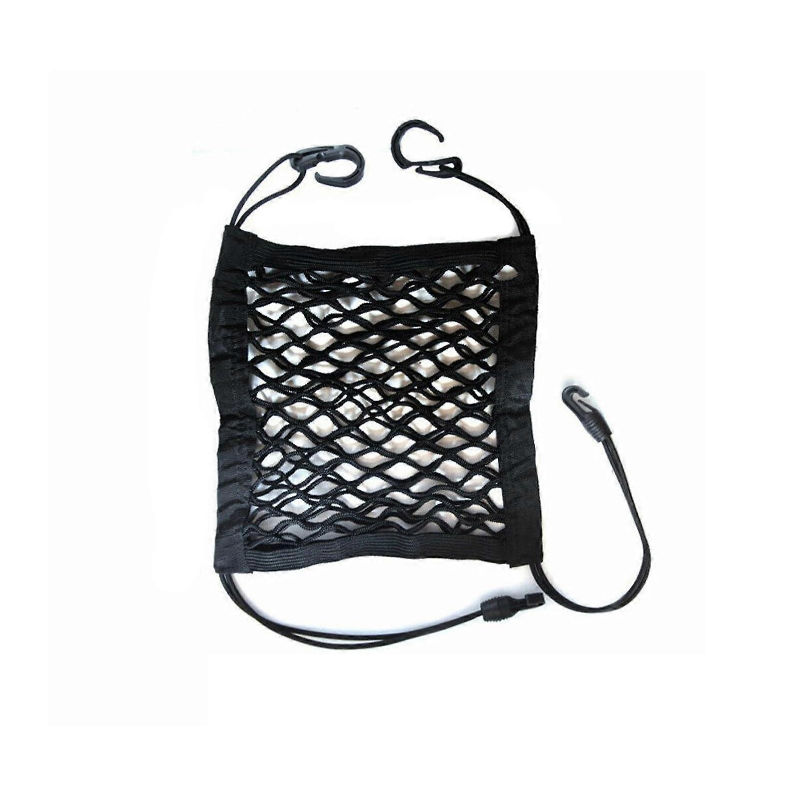Car Storage Net Bag Between Seats Elastic Mesh Organizer for Vehicle Interior Trim (1Layer)