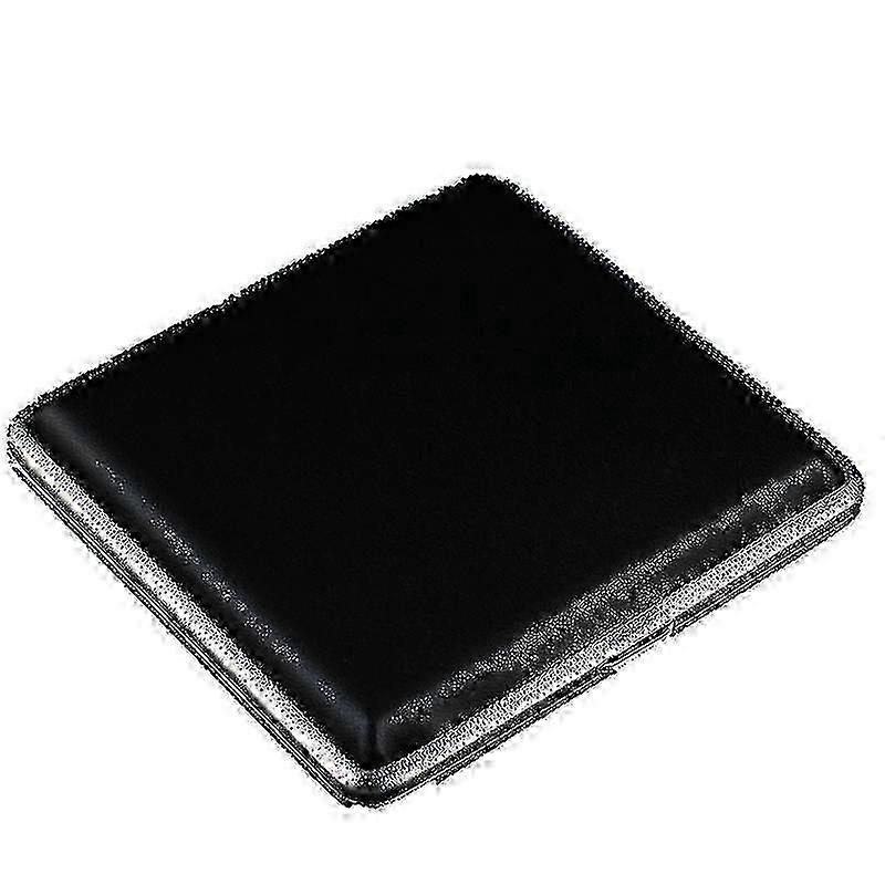 Slim Black Leather Cigarette Case 20 Pack Business Gift