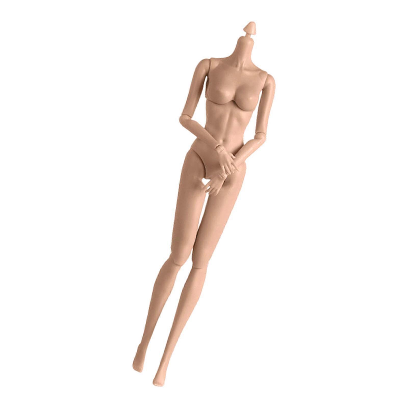 Professional 1/6 Articulated Nude Doll Body With Realistic Proportions And Smooth Joint Movement For Model Customization Multicolor