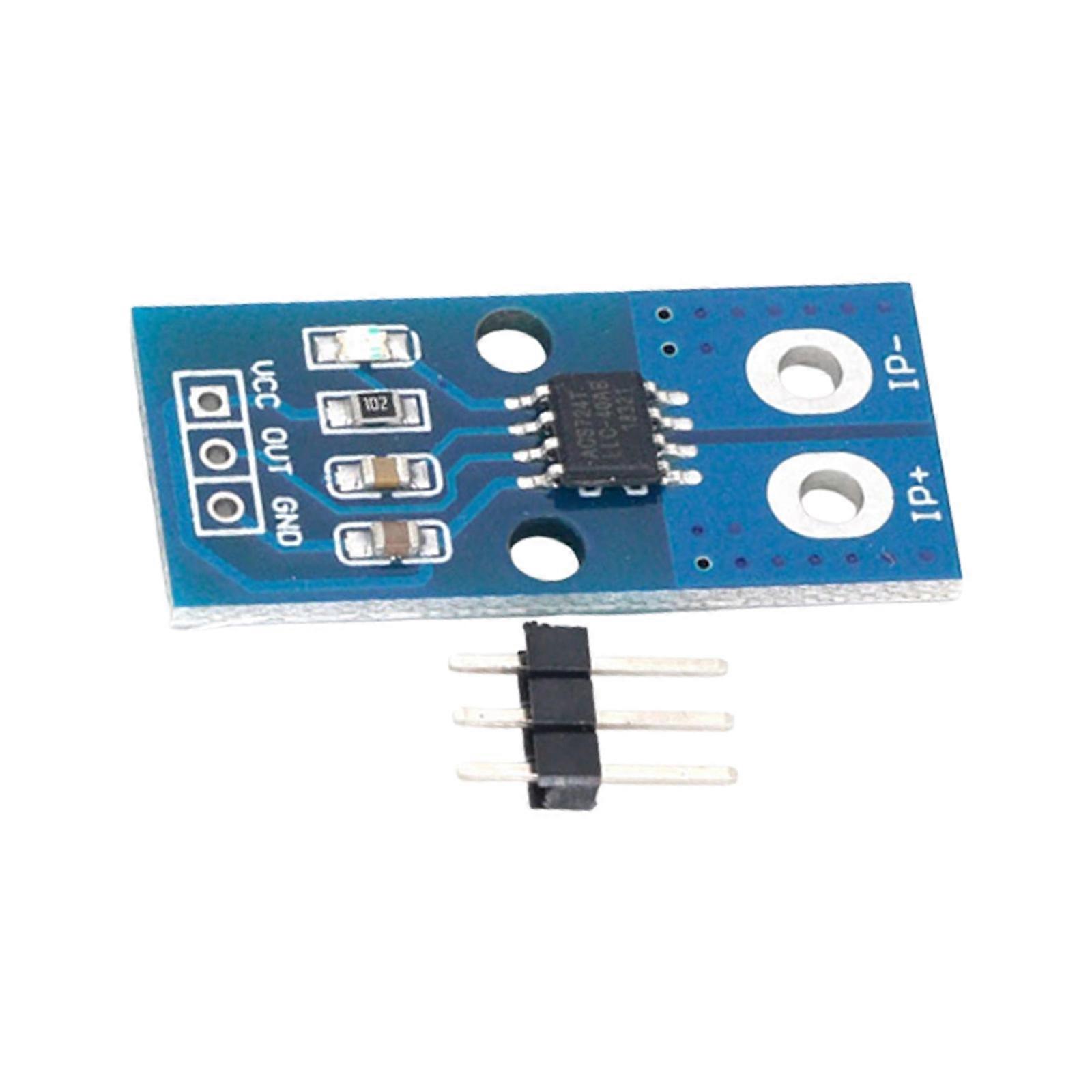 40A/50A Ranges Hall Effect Current Sensors Module Current Detection Board For Electronics Project Overloads Protections Multicolor