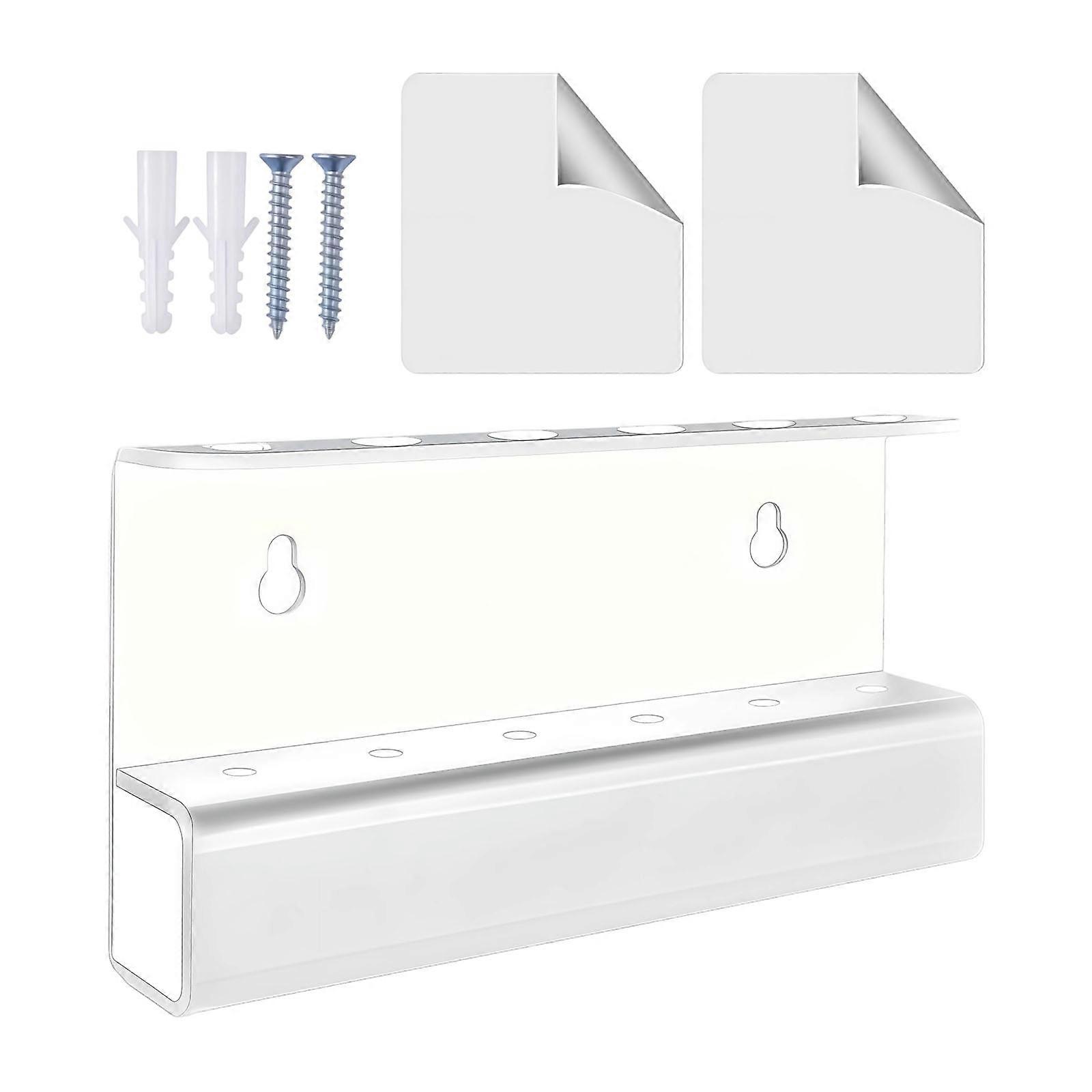 Elegant Transparency Boomerangs Stand For Game Room Organization Wall Mounted Display Rack For Sports Gears Storage  White