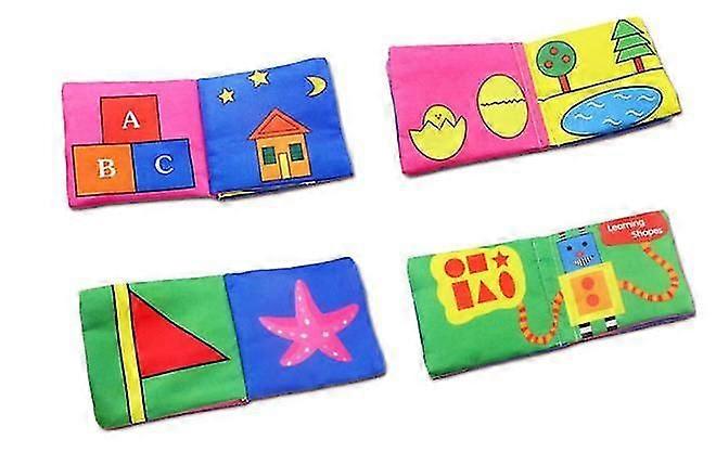 New Soft Cloth Baby Intelligence Development Learn Picture Cognize Book C